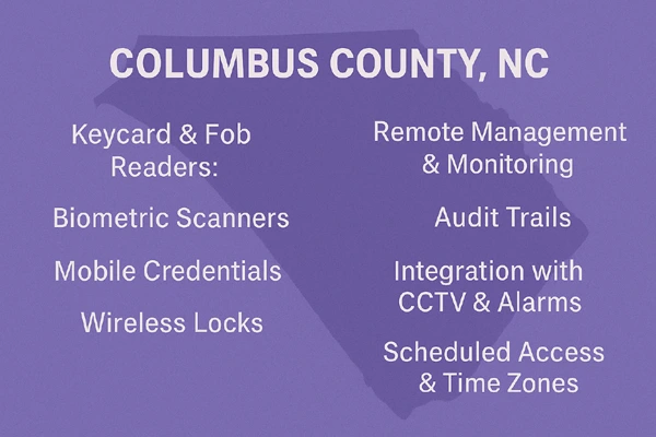 Access control features diagram